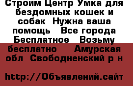 Строим Центр Умка для бездомных кошек и собак! Нужна ваша помощь - Все города Бесплатное » Возьму бесплатно   . Амурская обл.,Свободненский р-н